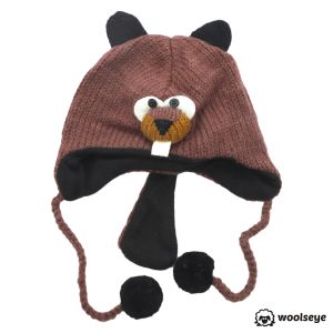 Brown Beaver Beanie