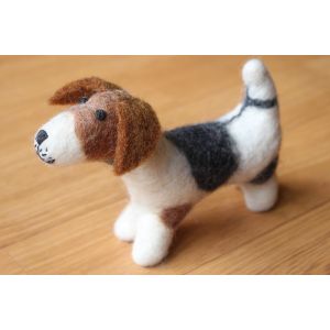 Felt Dog Figure Toy for Children