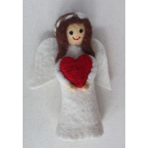 Felt Angel Doll with Heart