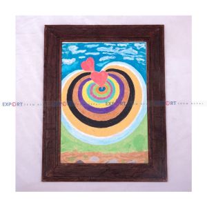 Paper wall hanging made with lokta.