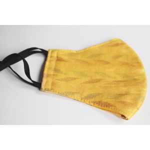 Yellow leaf dhaka mask