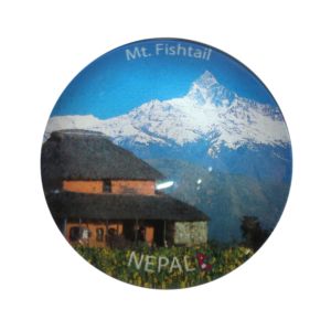 Glass fridge magnets