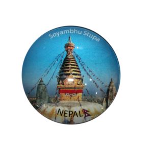 Glass fridge magnets