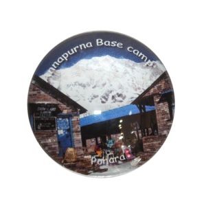 Glass fridge magnets