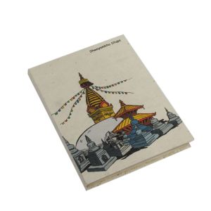 Medium Printed Lokta Notebook