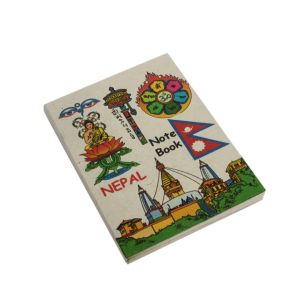Medium Printed Lokta Notebook