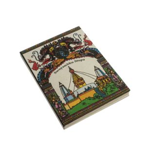 Medium Printed Lokta Notebook