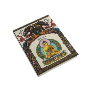 Medium Printed Lokta Notebook
