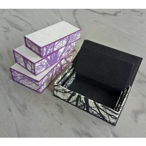 Tree Printed 3 Fitted box