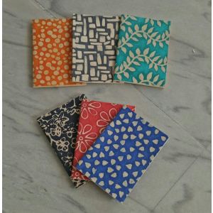 Wax Cover in Different print Notebook