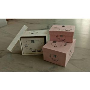 Elephant Print 2 Fitted box