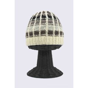 100% Pure Woolen Soft & Warm Multi-Colored Beanie Hat