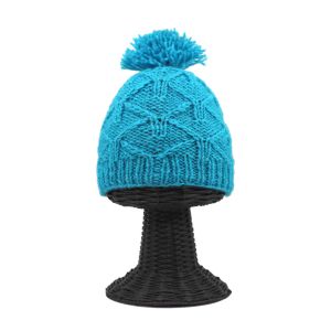 100% Pure Woolen Soft & Warm Sky Blue Beanie Hat