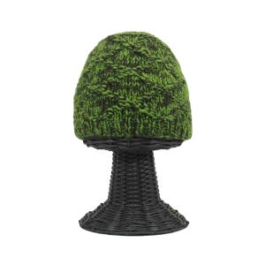 100% Pure Woolen Soft & Warm Green Beanie Hat