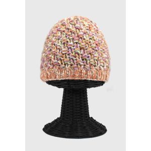 100% Woolen Outside and Polyester Inside Soft & Warm Stretchable Multi-Colored Beanie Hat