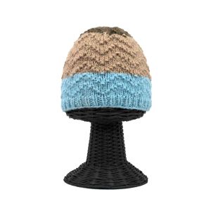 100% Woolen Outside and Polyester Inside Stretchable Soft & Warm Multi-Colored Beanie Hat