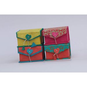 Eco-Friendly Handmade Soft & Durable Nepali Lokta Paper Jewellery Packing Boxes