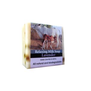 Kanti Herbal Relaxing Lavender Milk Soap- 80gm