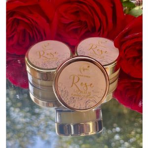 Avani 100% Natural Extra Hydrating Rose Lip Balm For Soft And Nourished Lips Infused With Jojoba Oil , Almond Oil - 8 Grams