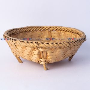 Handmade Bamboo Cane Traditional Pot