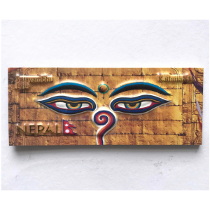 Swayambhunath Buddha Eye: Fridge Magnets 3d Embossed