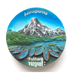  Annapurna View: Fridge Magnets 3d Embossed