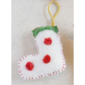 Felt Stocking Ornament for Decoration