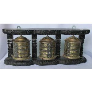 Triple Hanging Pray Wheel 