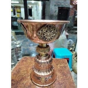 Copper (Tama) Butte GhyaDewa Batti 21 cm