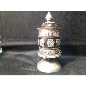 silver prayer wheel