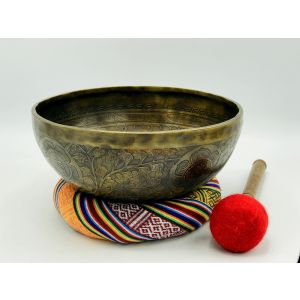 10 Inch Hand crafted Singing Bowl-Antique Singing Bowl