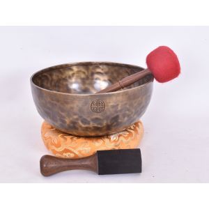 10 Inch Full Moon Night Tibetan Singing Bowl