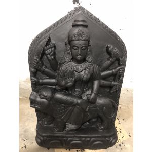 Stone Carved Goddess Durga