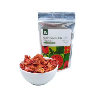 Khetipati Organics/ Dehydrated Watermelon/Dried Watermelon/ Healthy Snack/100% Natural/No Added Sugar/ No Preservatives