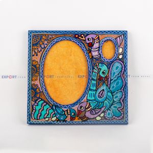 Birds Painted Photo Frame