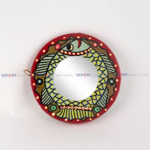 Fish Designed Circle Mirror (Medium)