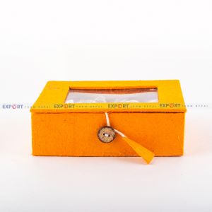 Nepali Paper Box (Orange)