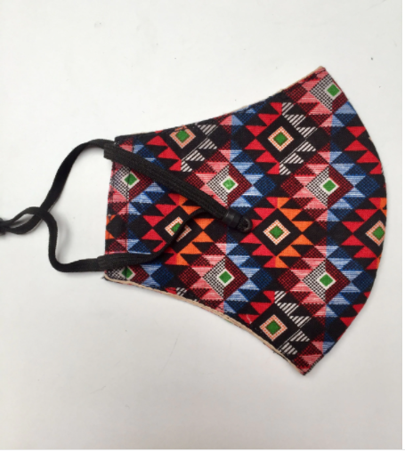 Dhaka Mask with Adjustable Straps