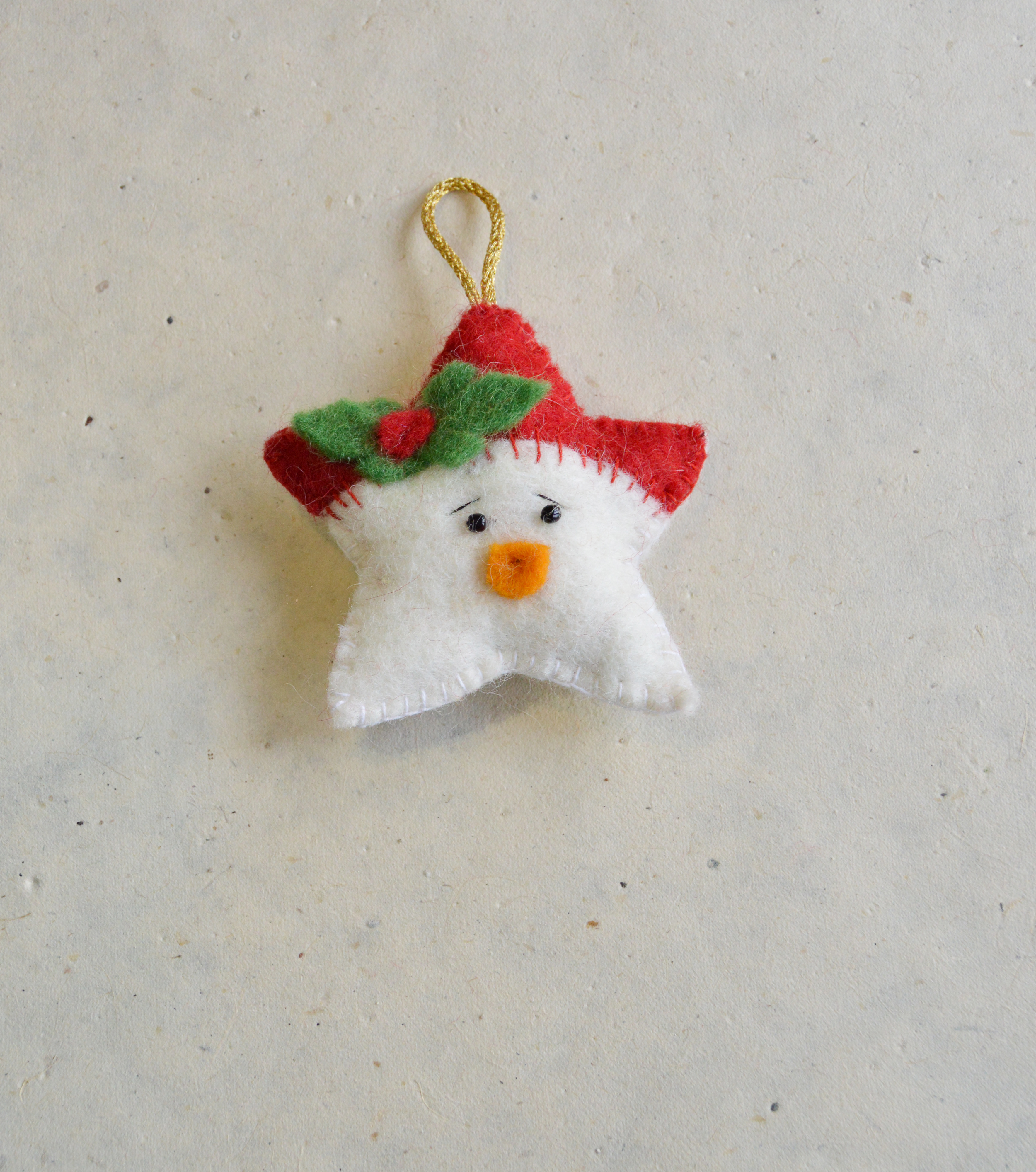 Felt Star Ornament for Decoration