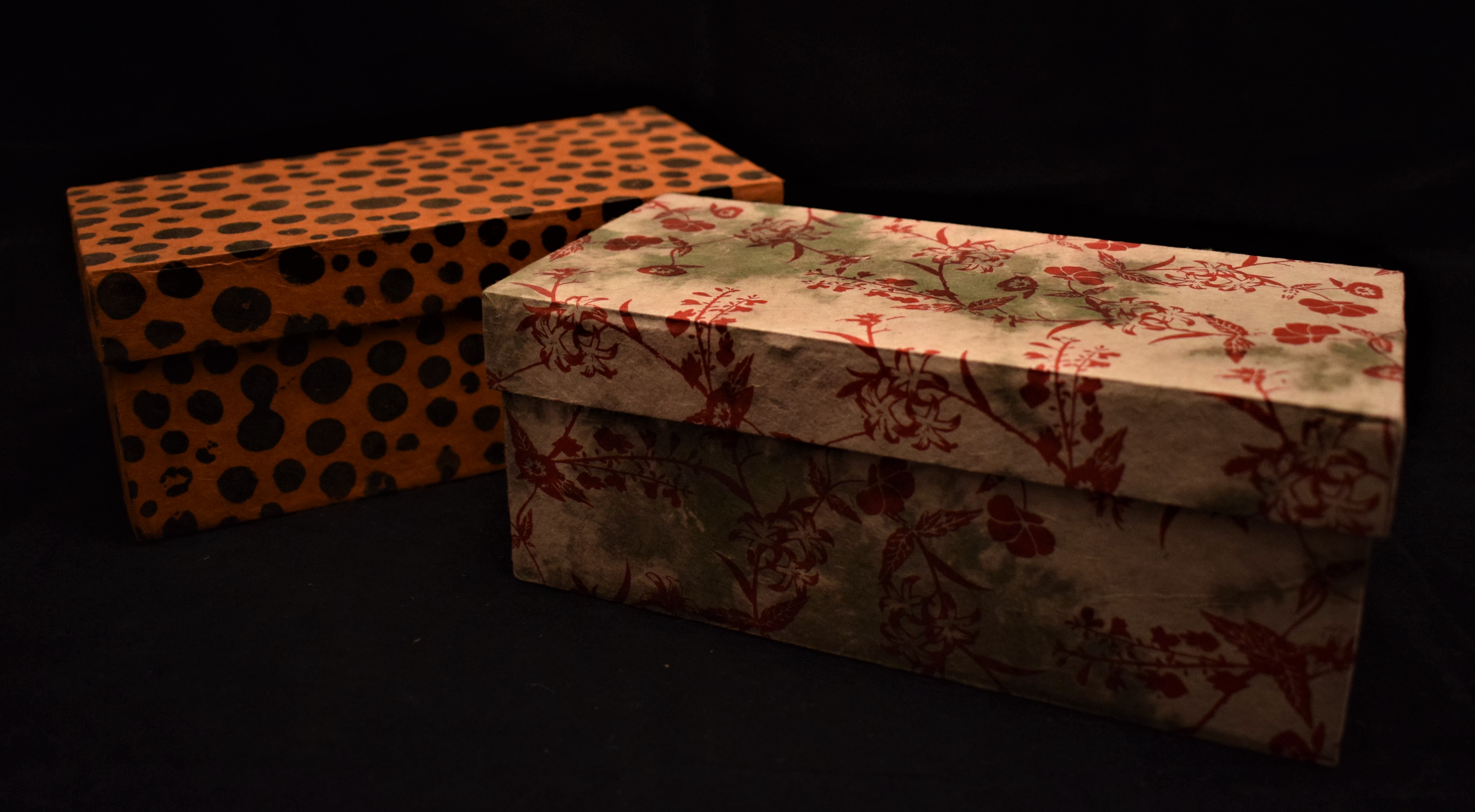 Attractive Printed Design Lokta Paper Box