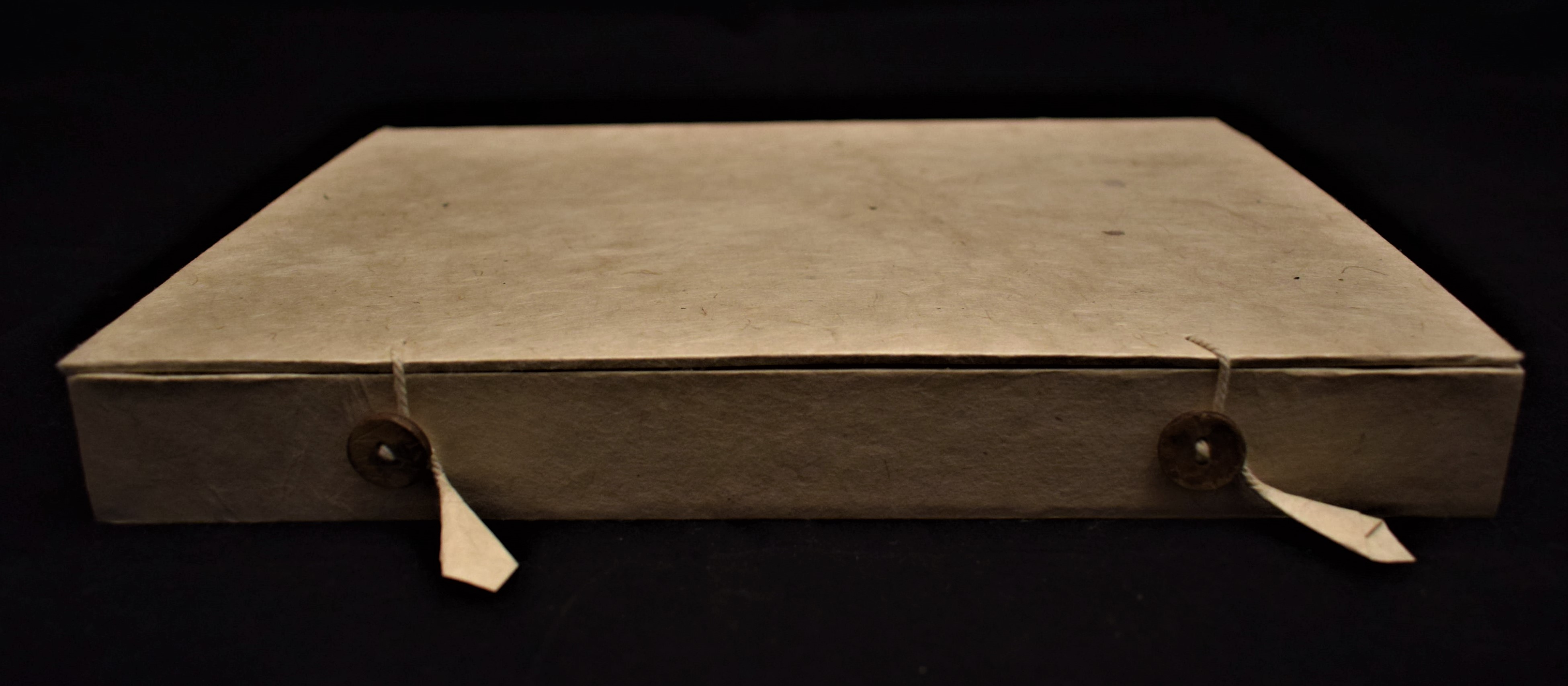 Plain Design Lokta Paper Rectangular Box