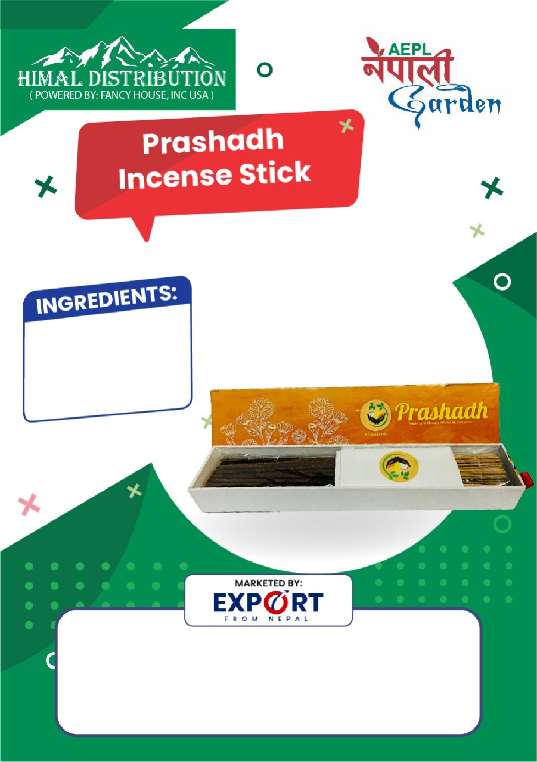 NM Prasad Incense (50 Packets)