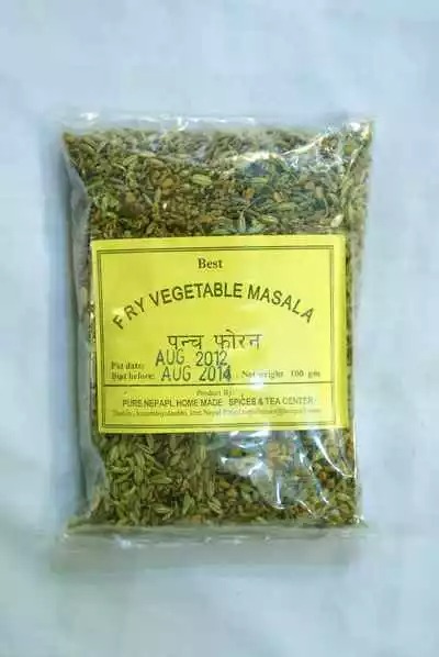 Fry Vegetable Spices Masala