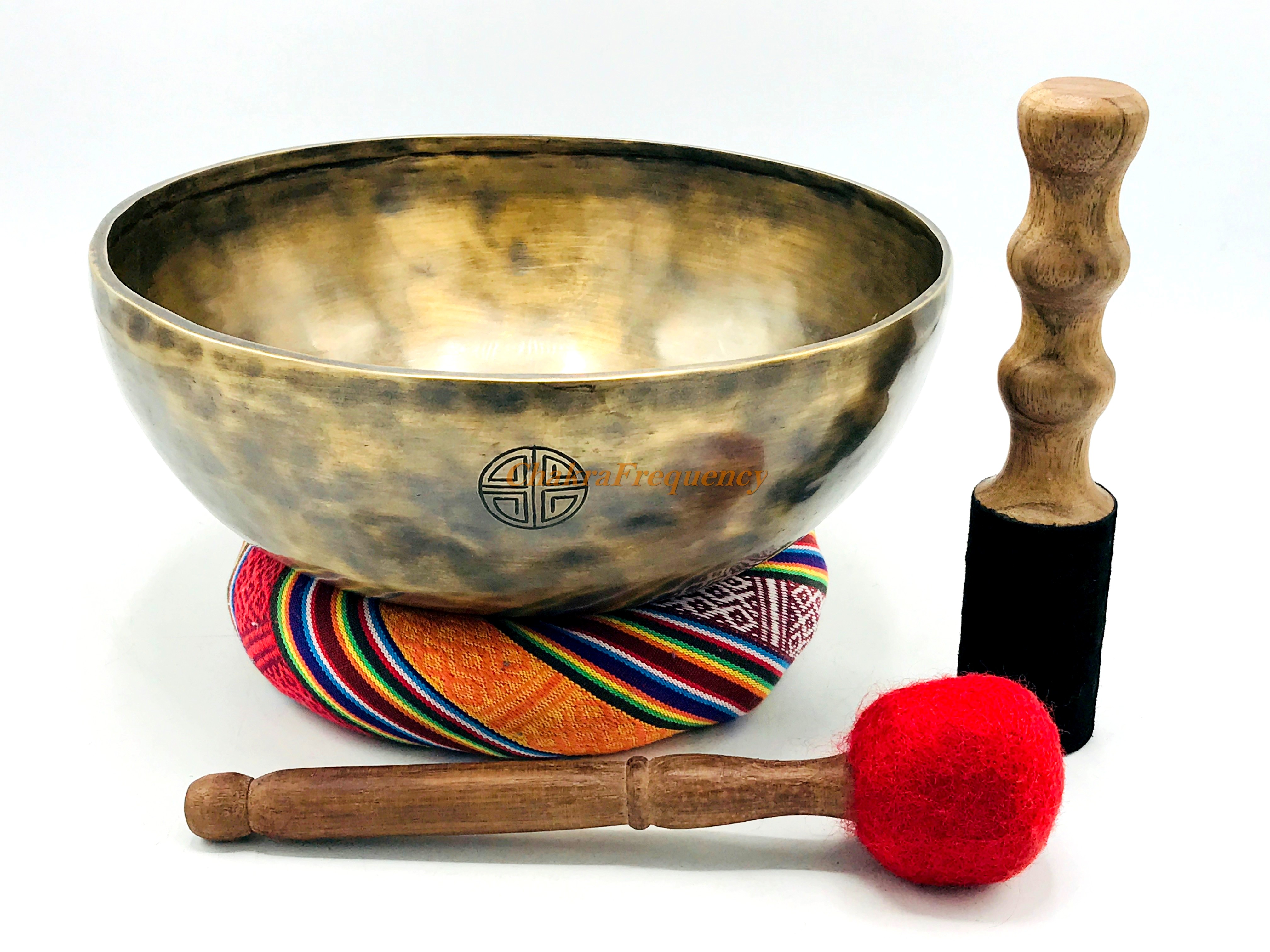 12 Inch Full Moon Handmade Night Singing Bowl