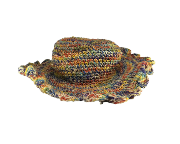 Handmade Hemp Cap , Free Size