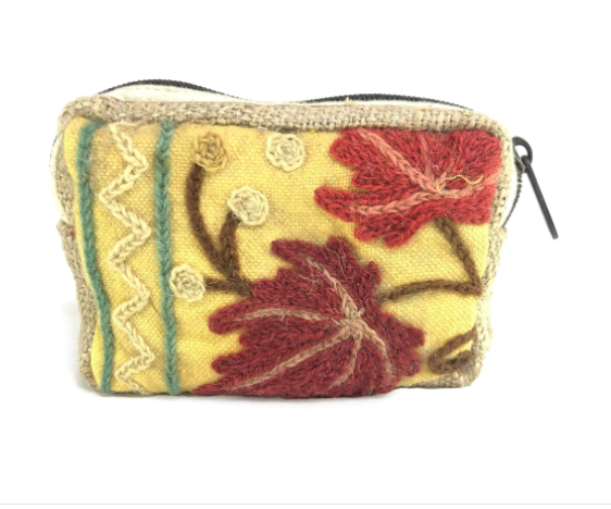 Hemp Small Bags, Hemp Coin Bags 2 Chain
