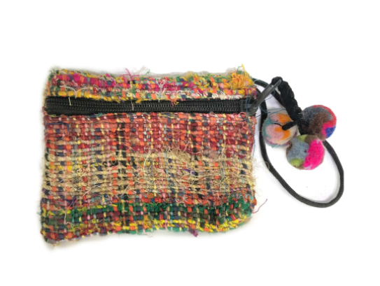 Hemp Small Bags, Hemp Coin Bags 2 Chain
