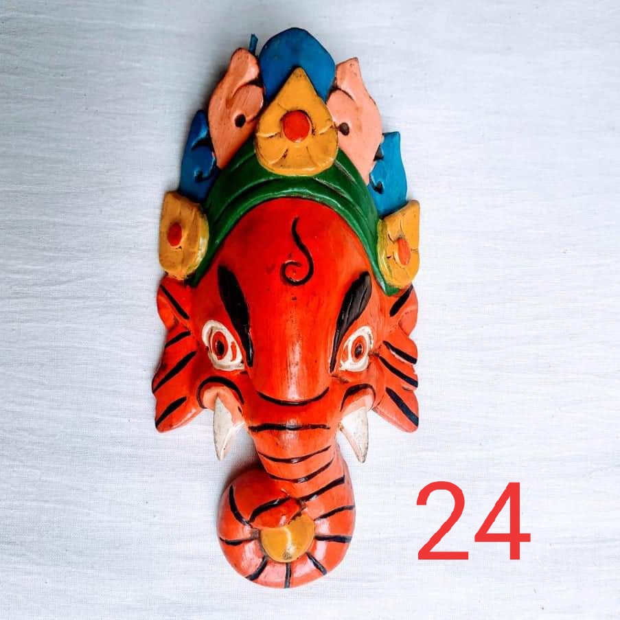 Ganesh wooden mask