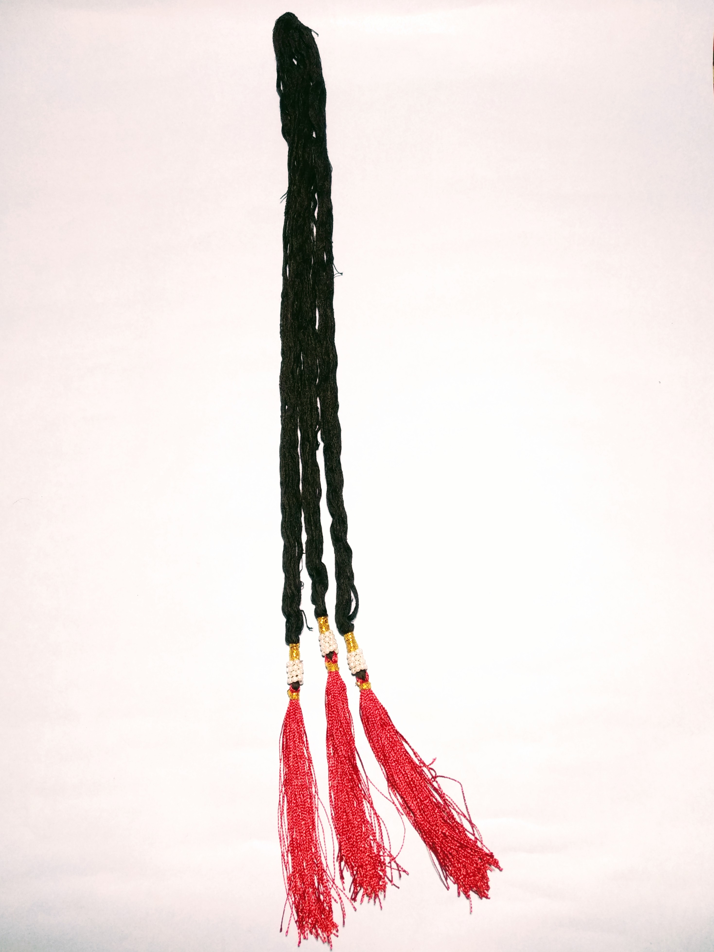 Hair Braid Tassels for Women: रेसम कालो डोरि