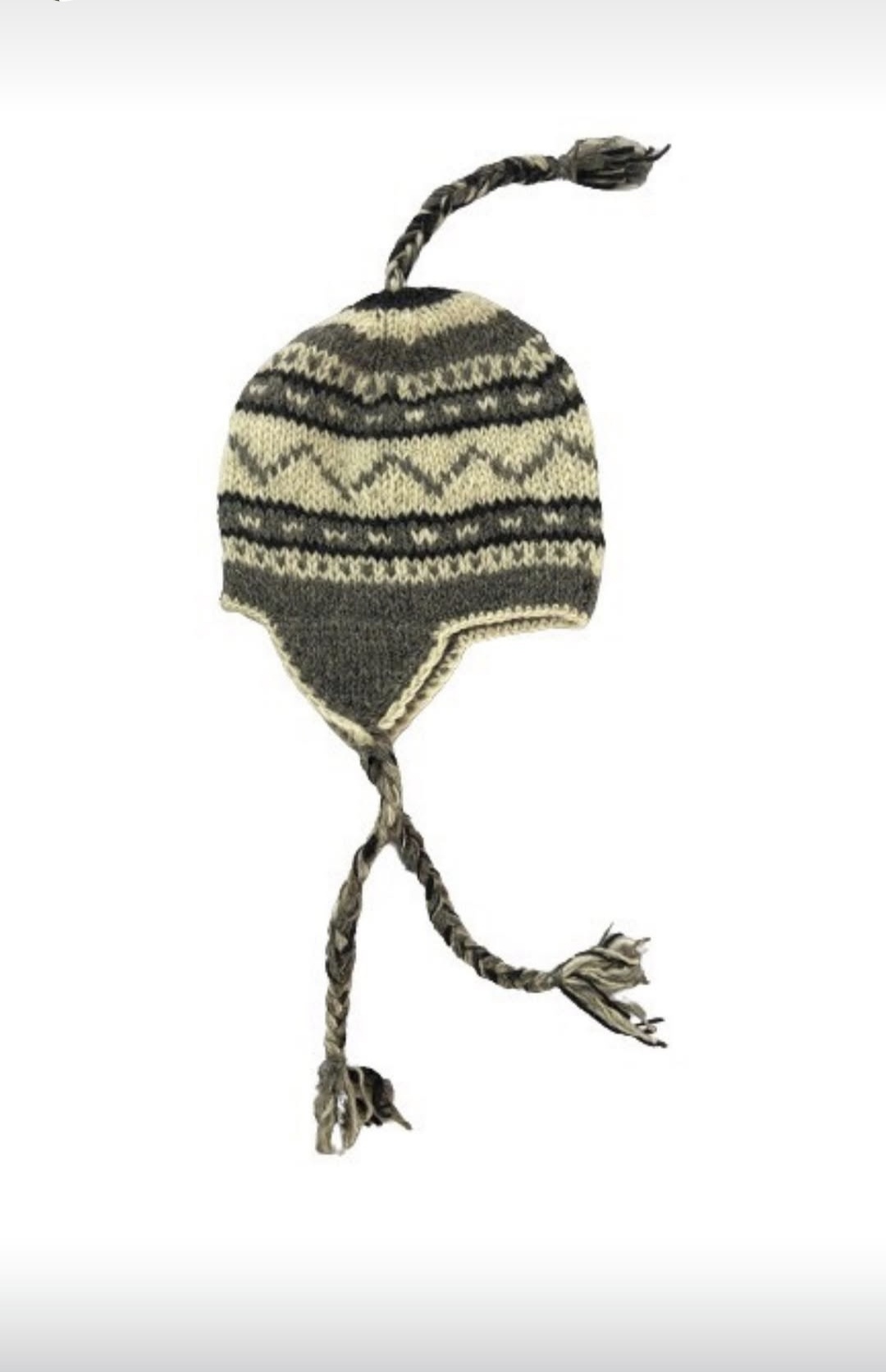 Handmade Woolen Knit Caps with Polar Fleece Lining